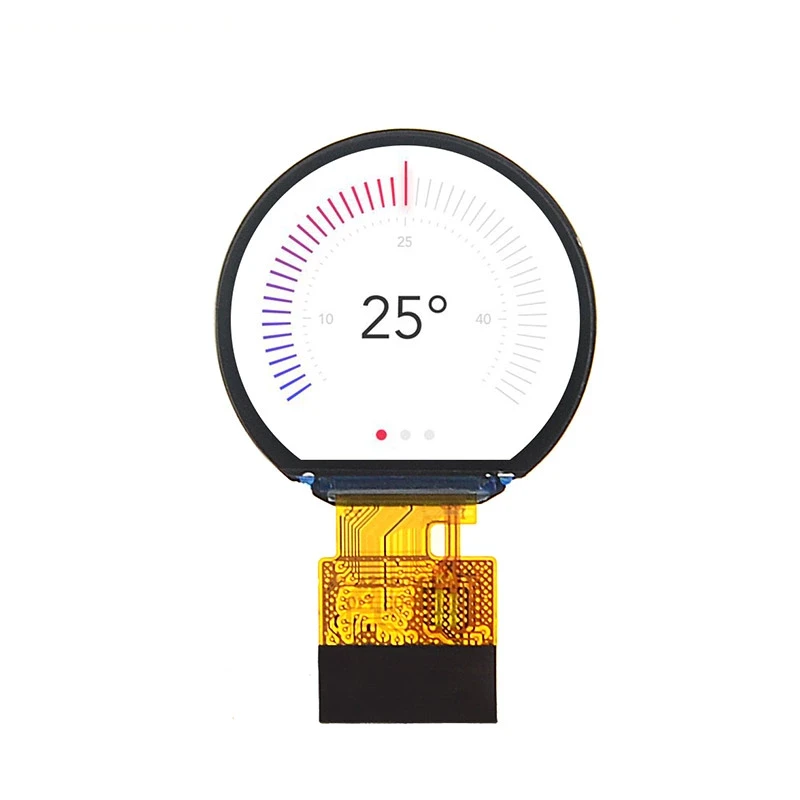 DS-T010BCSA-01 - 0.99" 128x115 IPS Round TFT LCD module