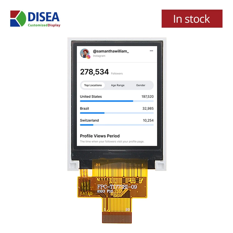 DS-T0177SSI-02 - 1.77" 128x160 TN TFT LCD module