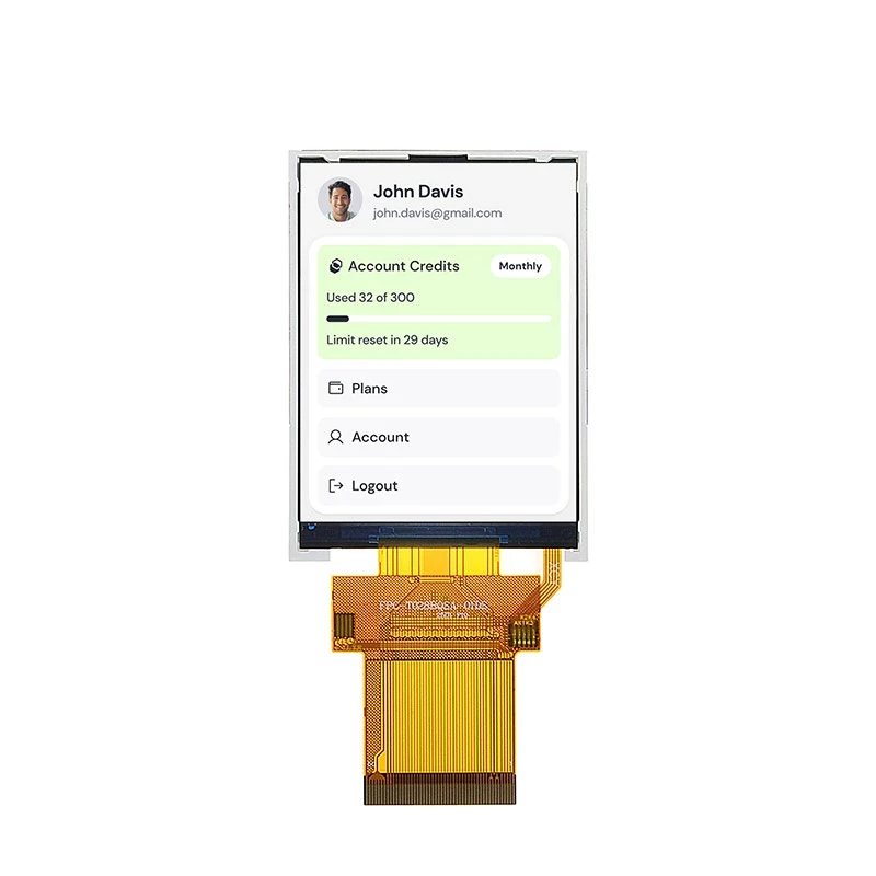 DS-T028BQSWA-01 - 2.8" 240x320 IPS TFT LCD module
