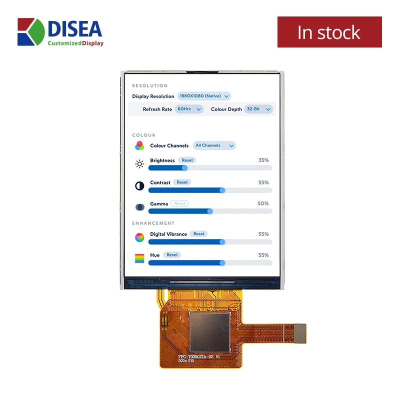 DS-T035GCIA-02 - 3.5" 480x640 MVA TFT LCD module