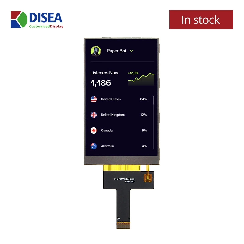 DS-T0397BVSA-01 - 3.97" 480x800 IPS TFT LCD module