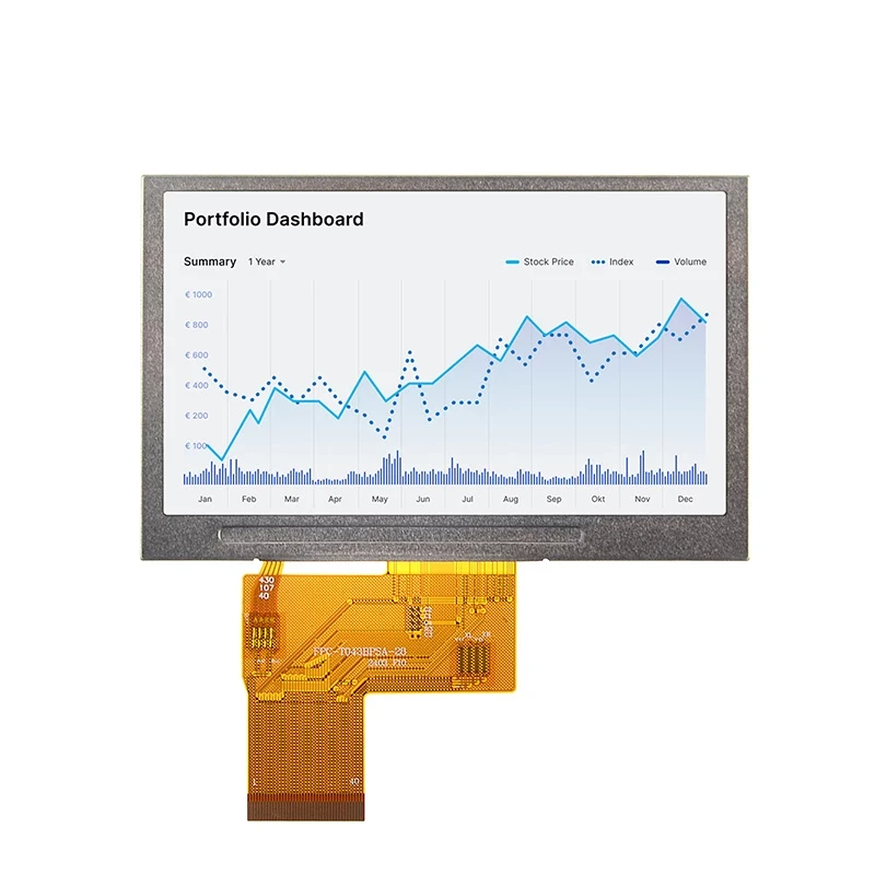 DS-T043BPSA-02 - 4.3" 480x272 IPS TFT LCD module