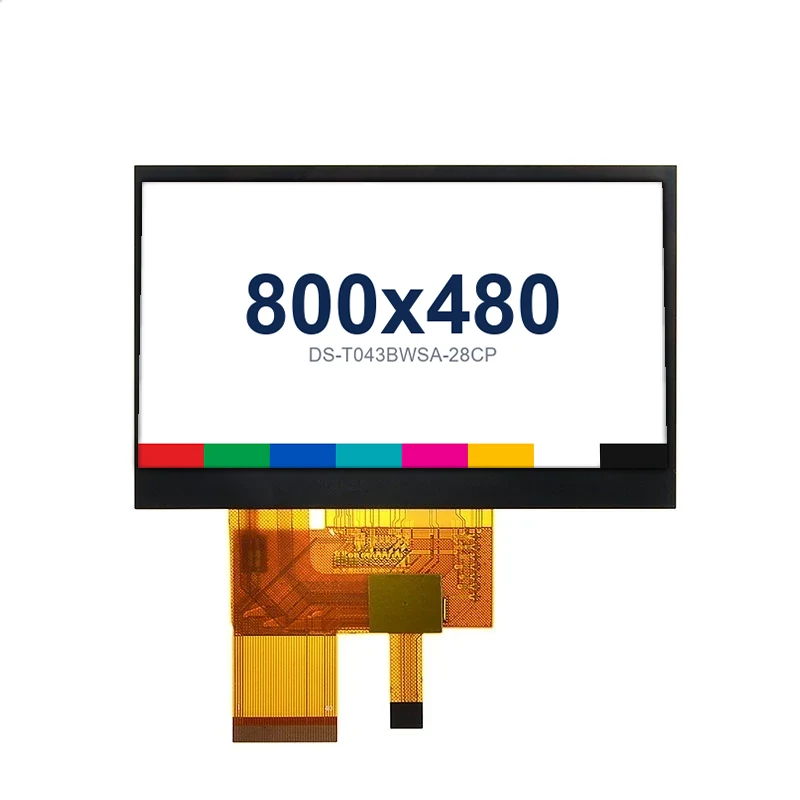 DS-T043BWSA-28CP - 4.3" 800x480 IPS CTP TFT LCD module