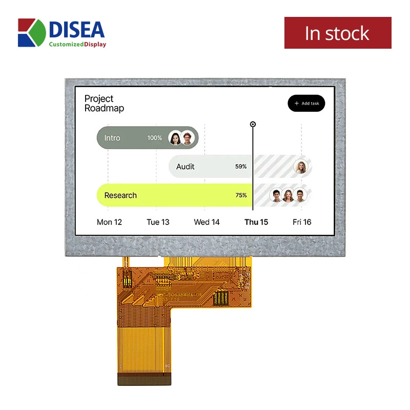 DS-T043BWSWA-02 - 4.3" 800x480 IPS TFT LCD module