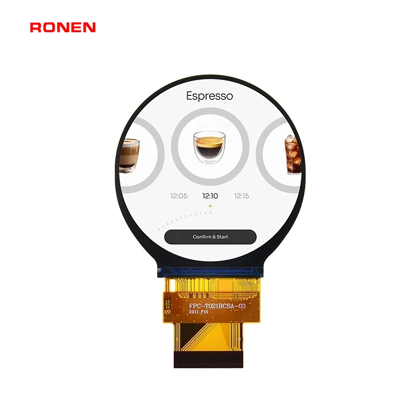 RG-T021BCSA-02 - 2.1" 480x480 IPS Round TFT LCD module