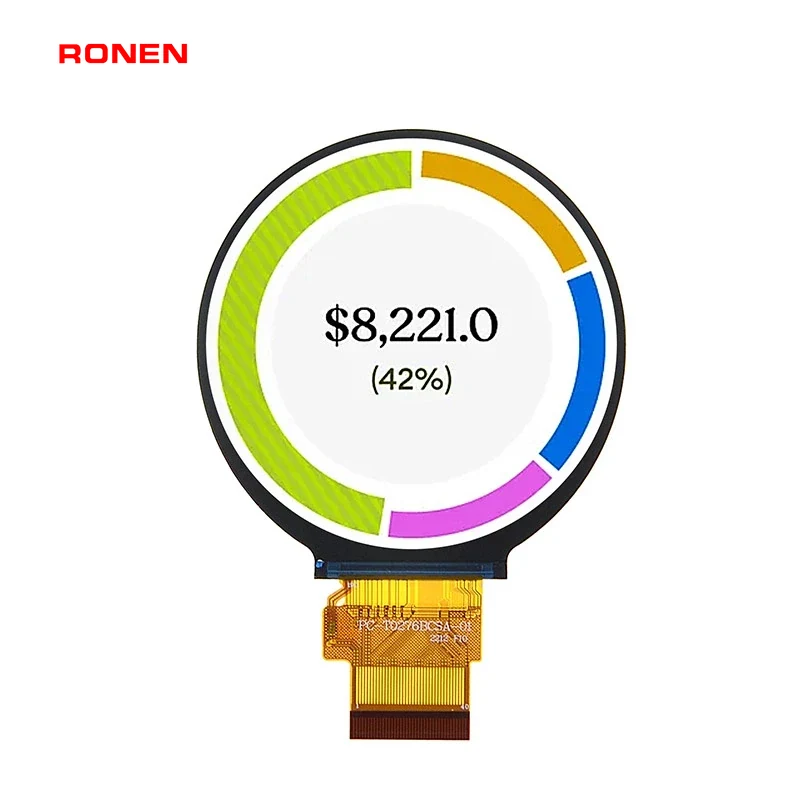 RG-T0276BCSA-01 - 2.76" 480x480 IPS Round TFT LCD module