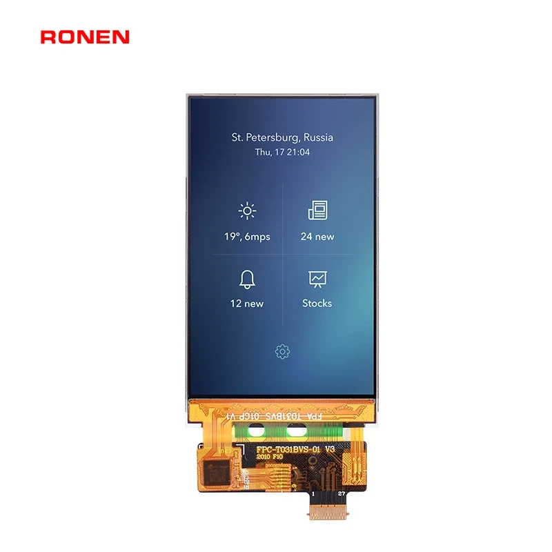 RG-T031BVSA-01 - 3.1" 480x800 IPS TFT LCD module