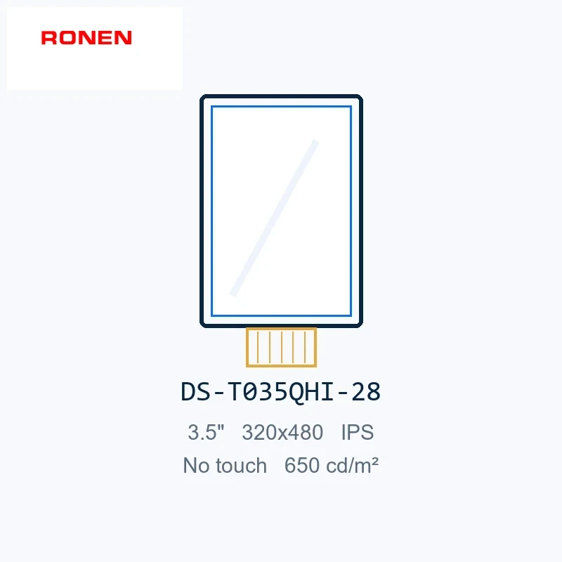 RG-T035QHI-28 - 3.5" 320x480 IPS TFT LCD module
