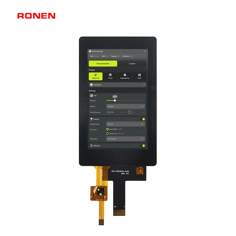 RG-T0397BVSA-01CP - 3.97" 480x800 IPS CTP TFT LCD module