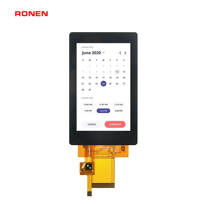 RG-T0397BVSA-02CP - 3.97" 480x800 IPS CTP TFT LCD module