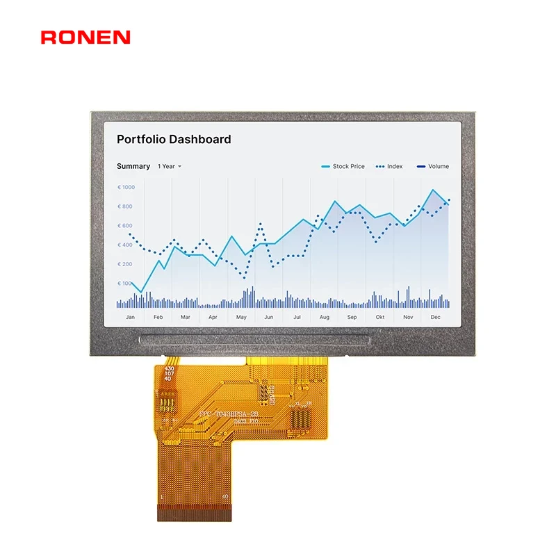 RG-T043BPSA-02 - 4.3" 480x272 IPS TFT LCD module