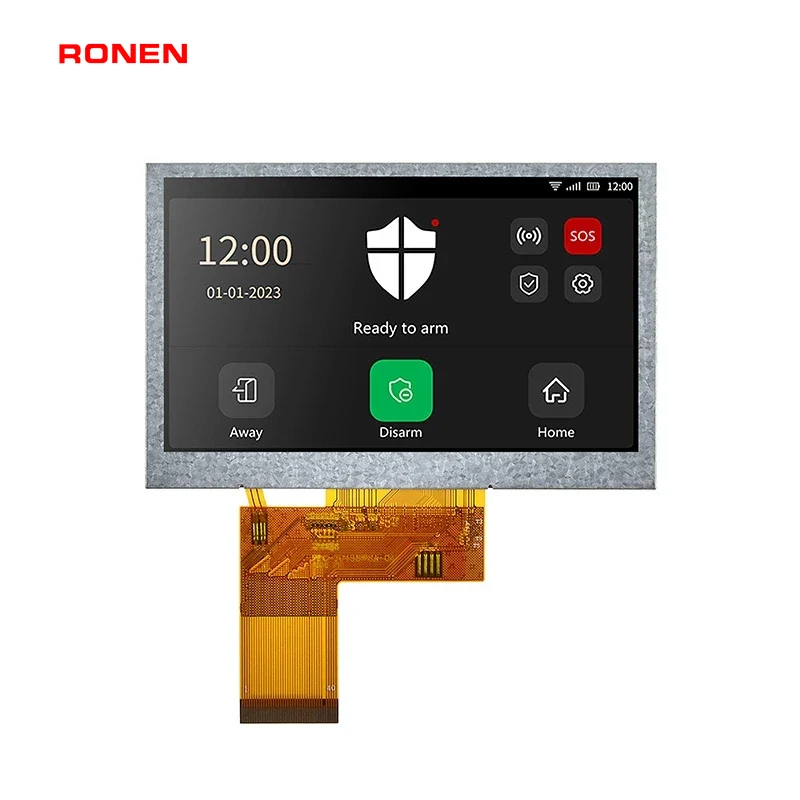 RG-T043BWSA-02 - 4.3" 800x480 IPS TFT LCD module