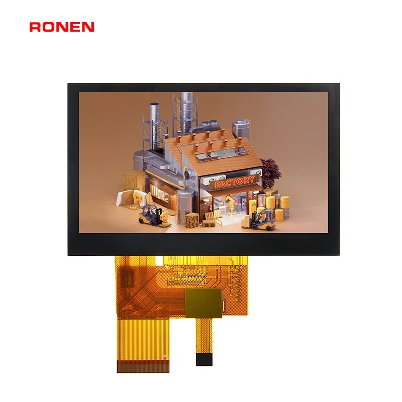 RG-T043BWSA-28CP - 4.3" 800x480 IPS CTP TFT LCD module