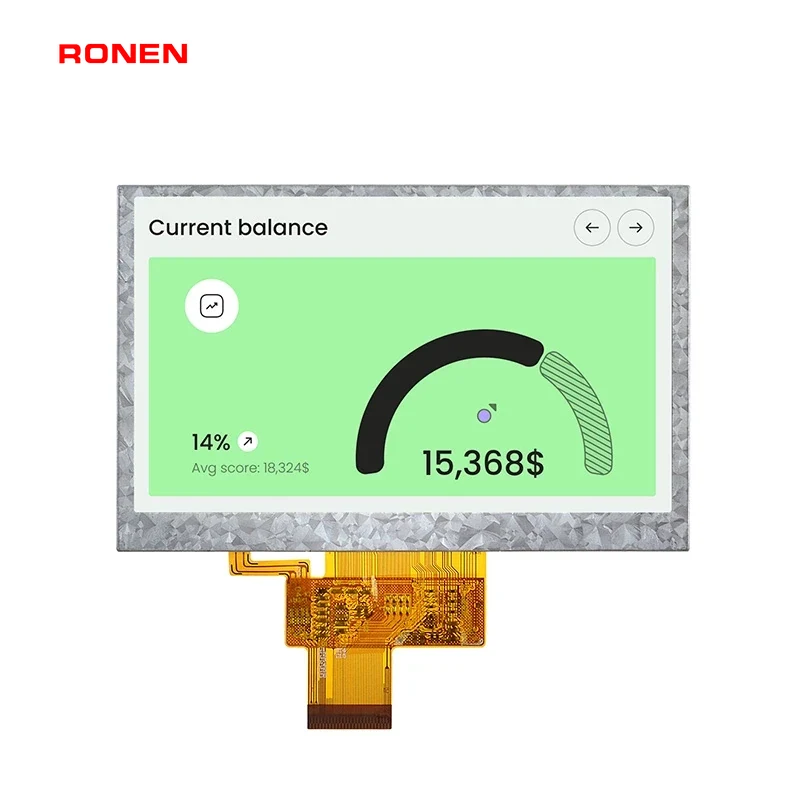 RG-T043QPH-62 - 4.3" 480x272 TN TFT LCD module