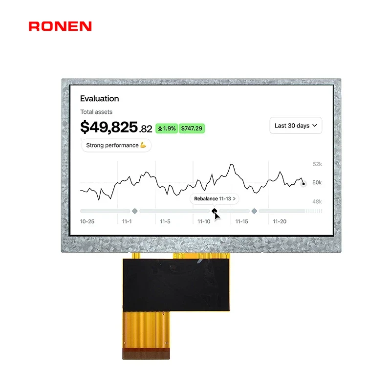 RG-T050BPH-01 - 5.0" 480x272 TN TFT LCD module