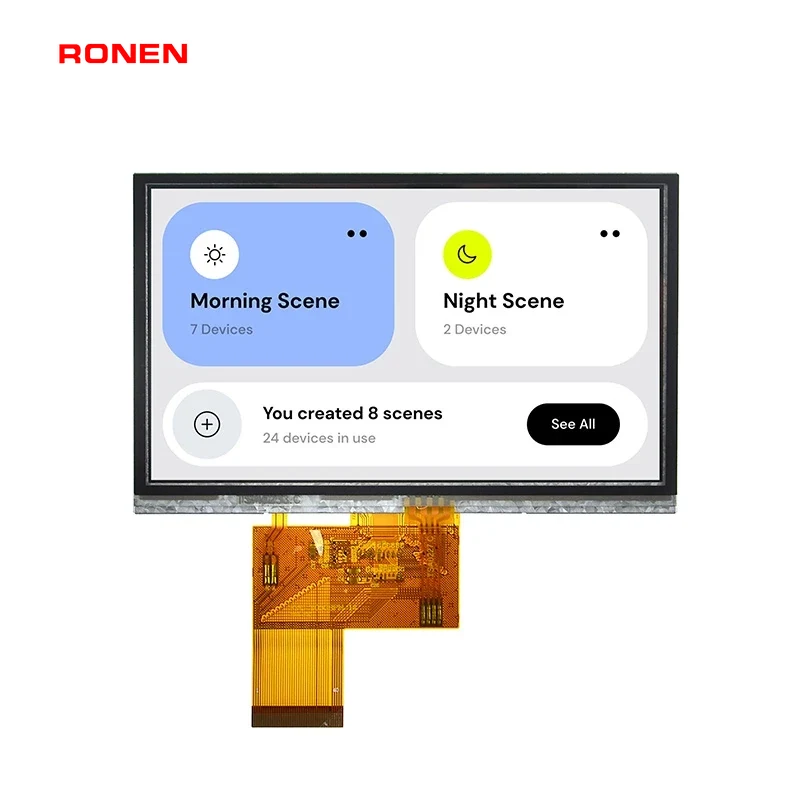 RG-T050BPH-14P - 5.0" 480x272 TN RTP TFT LCD module