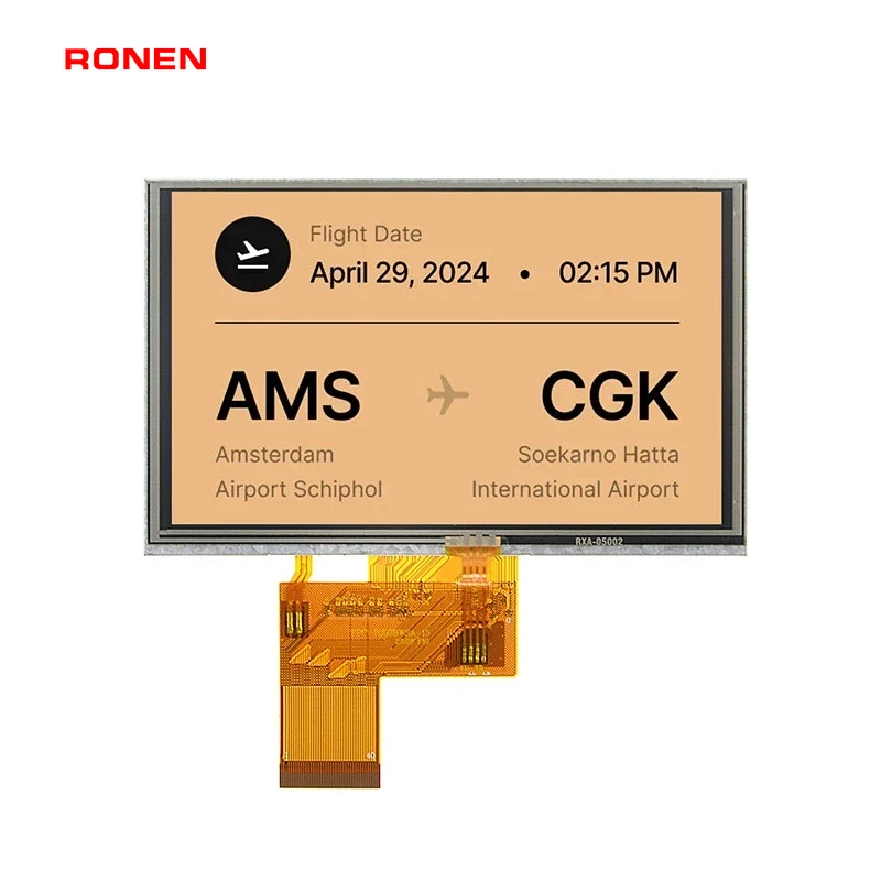 RG-T050BWSA-26P - 5.0" 800x480 IPS RTP TFT LCD module