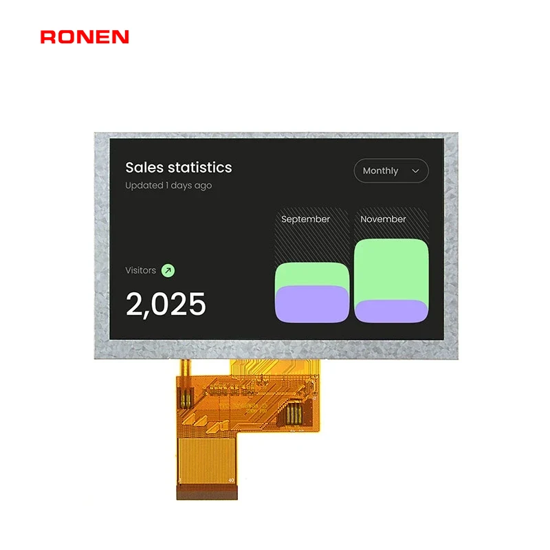 RG-T050BWSWA-02 - 5.0" 800x480 IPS TFT LCD module