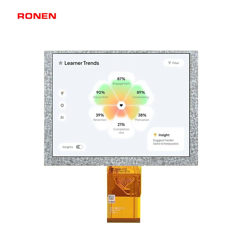 RG-T050QGH-02 - 5.0" 640x480 TN TFT LCD module