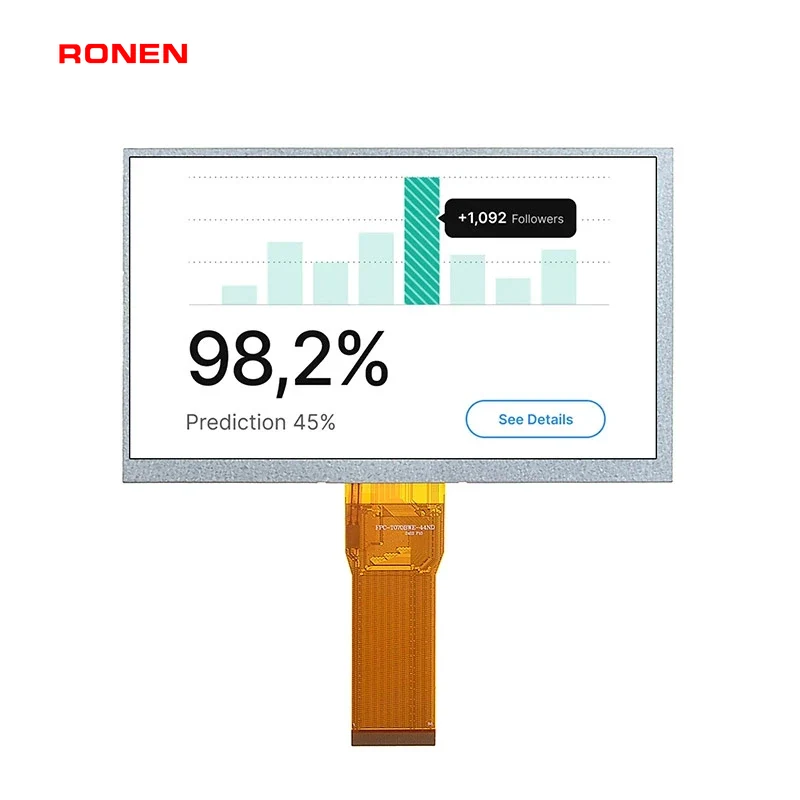 RG-T070BWE-44ND - 7.0" 800x480 TN TFT LCD module