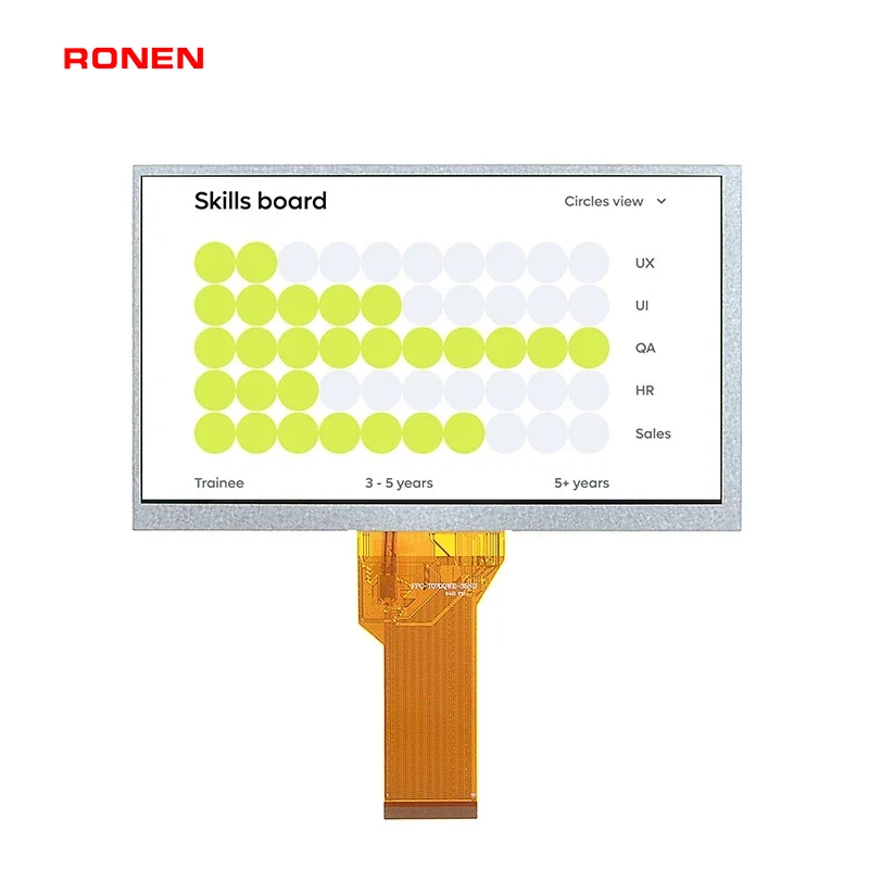 RG-T070QWE-02ND - 7.0" 800x480 TN TFT LCD module