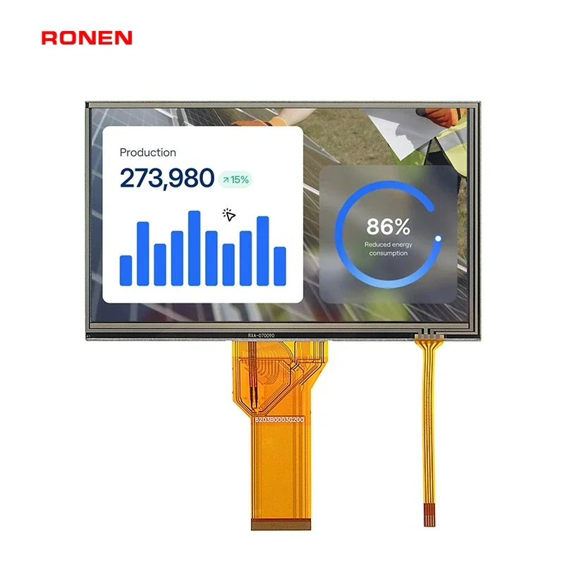 RG-T070QWHW-03CA - 7.0" 800x480 TN CTP TFT LCD module