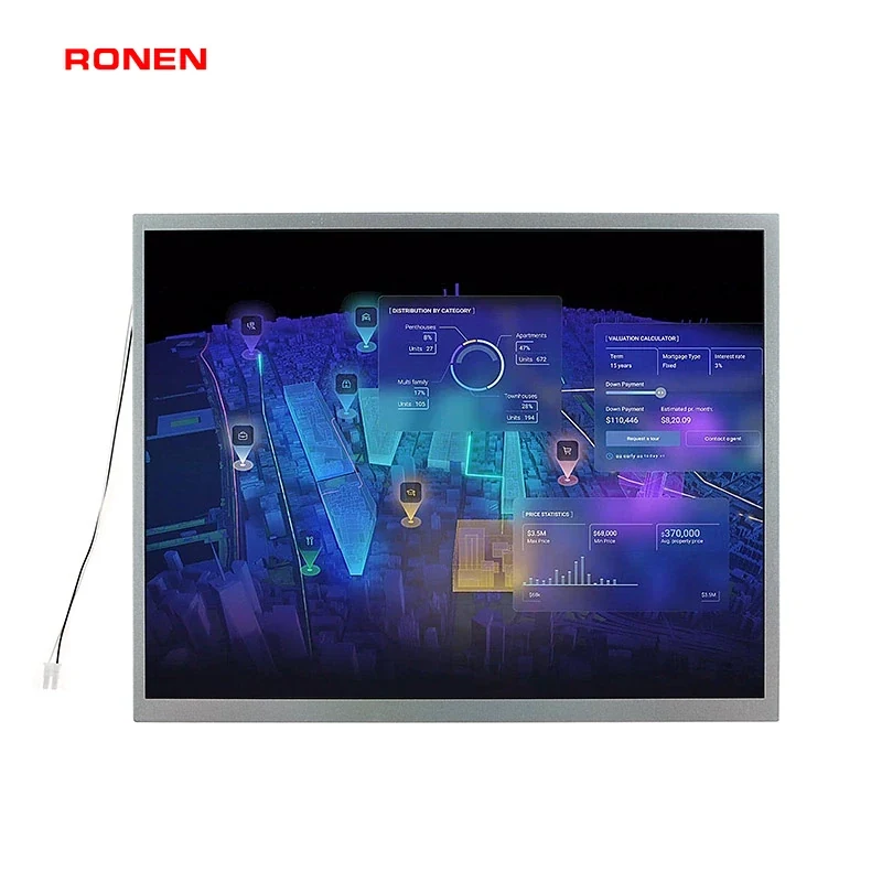 RG-T121QXHA-01 - 12.1" 1024x768 IPS TFT LCD module