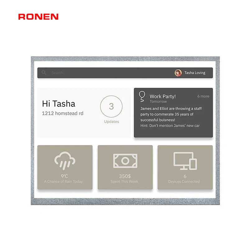 RG-T121QXHA-02 - 12.1" 1024x768 IPS TFT LCD module