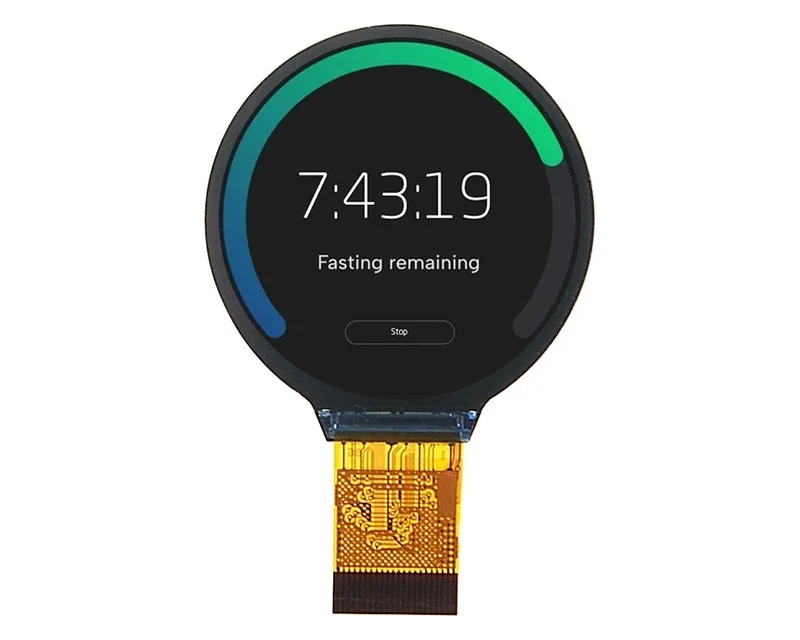 RG-T013HQGA-01 - 1.3" 240x240 IPS Round TFT LCD module
