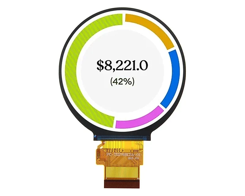RG-T0276BCSA-01 - 2.76" 480x480 IPS Round TFT LCD module