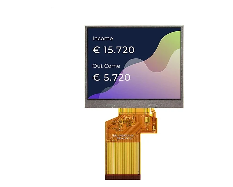 RG-T035GLH-02 - 3.5" 320x240 TN TFT LCD module