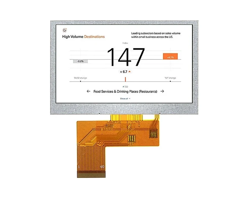 RG-T043BPSWA-02 - 4.3" 480x272 IPS TFT LCD module