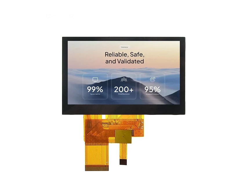 RG-T043BWSA-02CP - 4.3" 800x480 IPS CTP TFT LCD module