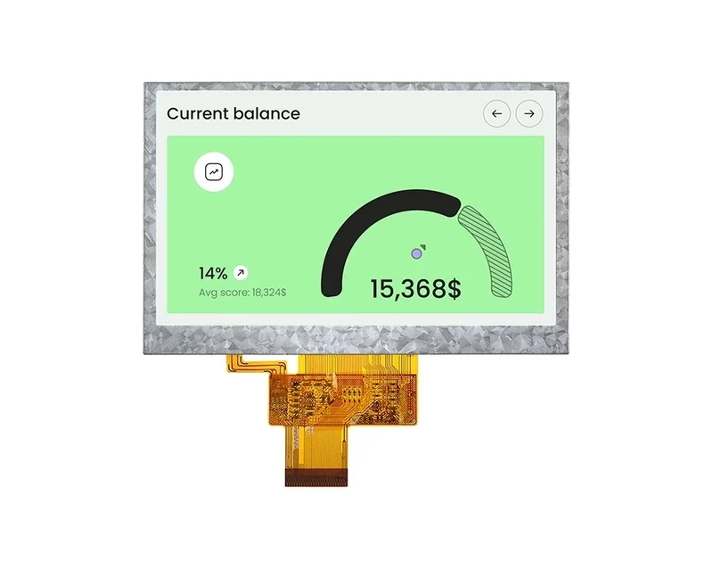 RG-T043QPH-62 - 4.3" 480x272 TN TFT LCD module