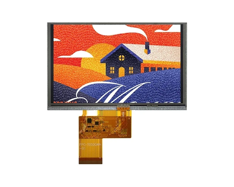 RG-T050QWH-01P - 5.0" 800x480 TN RTP TFT LCD module
