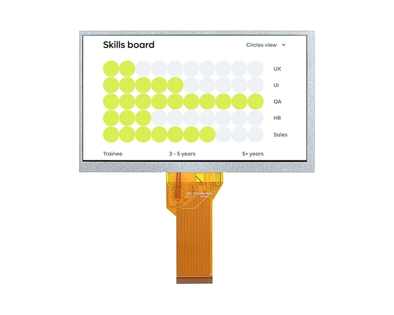 RG-T070QWE-02ND - 7.0" 800x480 TN TFT LCD module