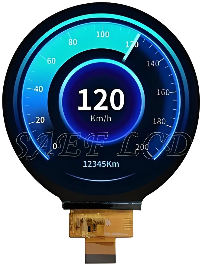 3.4 inch round LCD display module, 800×800