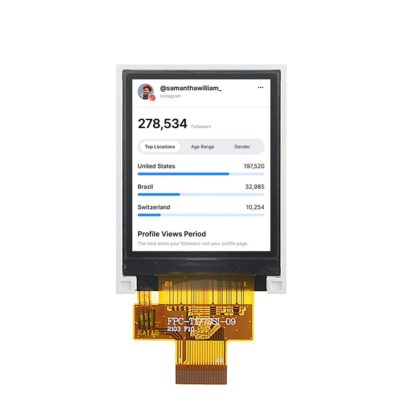 DS-T0177SSI-02 - 1.77" 128x160 TN TFT LCD module