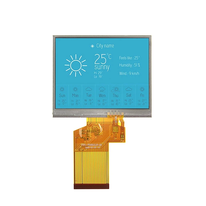 DS-T035GLH-02P - 3.5" 320x240 TN RTP TFT LCD module