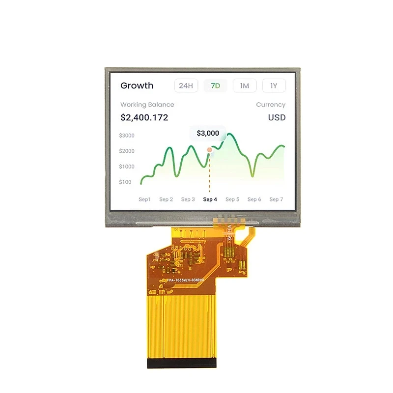 DS-T035SLH-01PD - 3.5" 320x240 TN RTP TFT LCD module