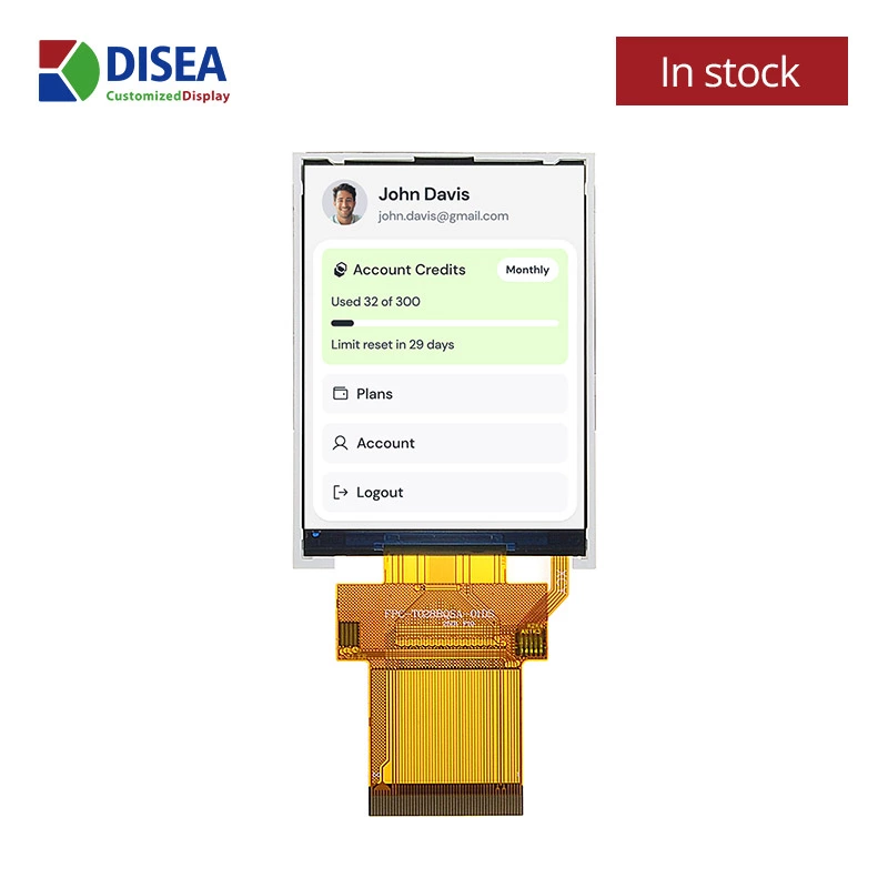 DS-T028BQSWA-01 - 2.8" 240x320 IPS TFT LCD module
