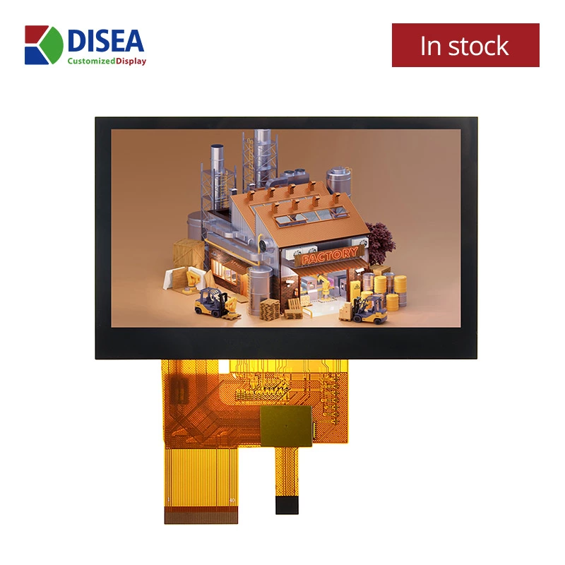 DS-T043BWSA-28CP 4.3 inch 800x480 IPS TFT LCD with capacitive touch