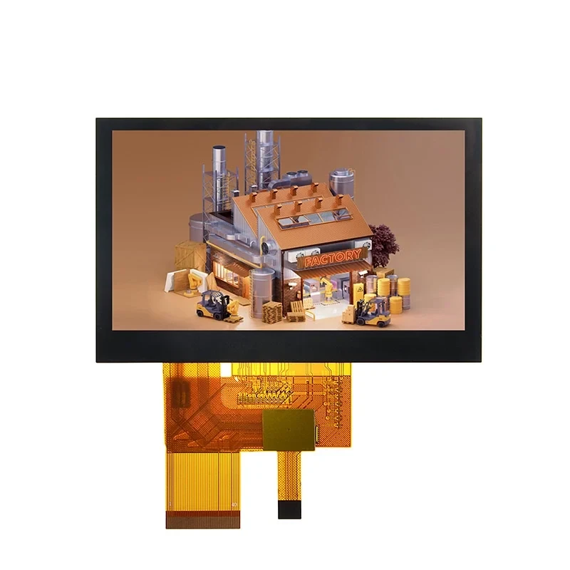 DS-T043BWSA-28CP 4.3 inch 800x480 IPS TFT LCD with capacitive touch