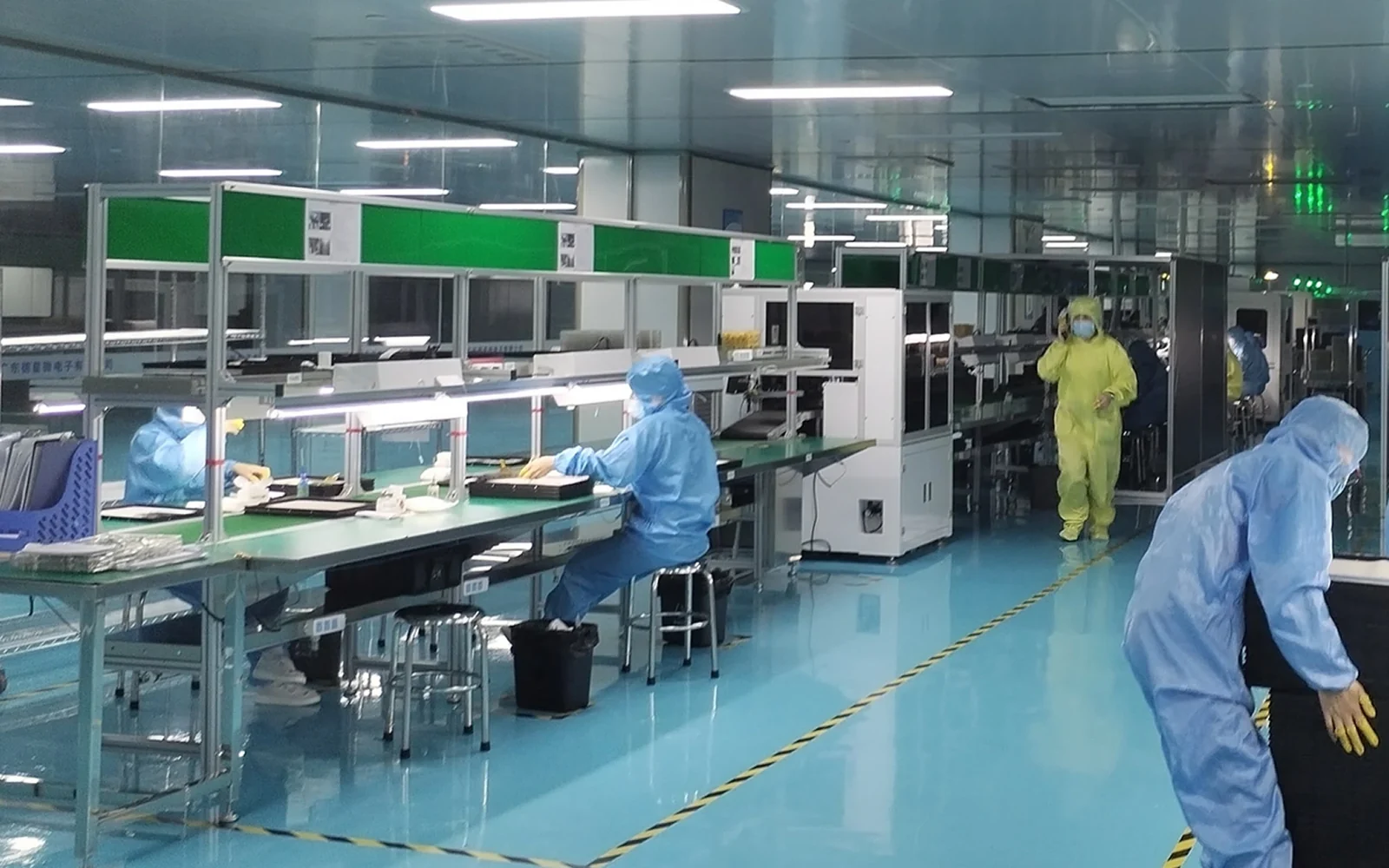 DISEA LCD production line - clean room assembly